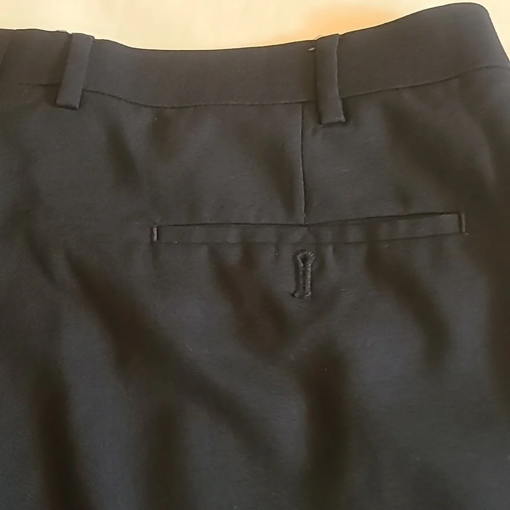 Lauren Ralph Lauren Total Comfort Dress Pants Navy Blue 38x30 Green Label Wool
